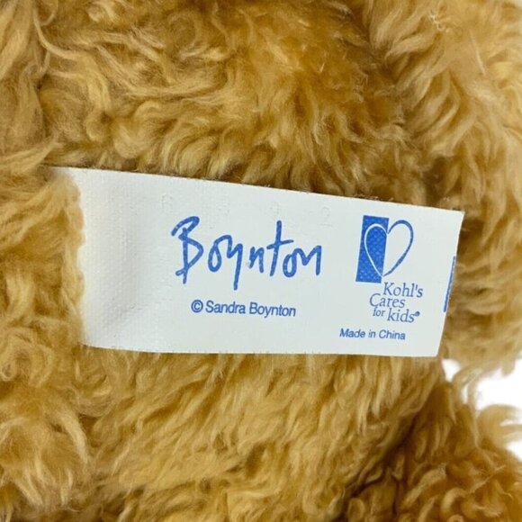 Kohls Cares Sandra Boynton Train Conductor Dog Plush Stuffed Animal Character - Picture 8 of 9